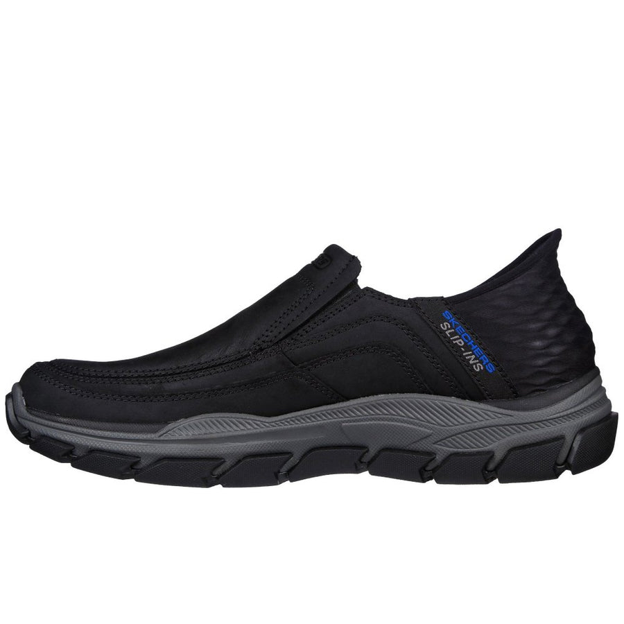 Skecher 204810 Mens Black Elgin Slip In Shoe