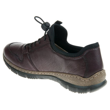 Rieker N32GO-35 Ladies Burgundy Casual Shoe