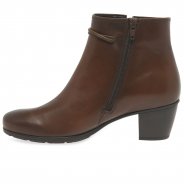 Gabor 75.522.24 Ladies Ela Sattel Heeled Ankle Boot