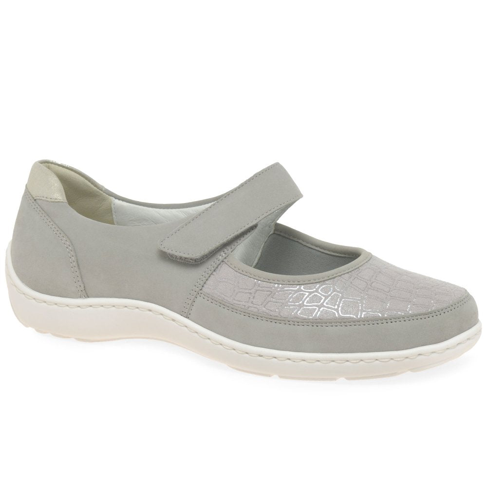 Waldlaufer 496H33 318 070 Henni Ladies Soft Velcro Shoe