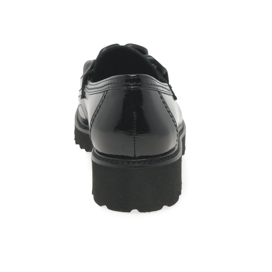 Gabor 55.240.97 Squeeze Black Patent Loafer