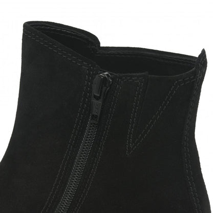 Gabor 32.800.47 Delight Black Suede Ankle Boot