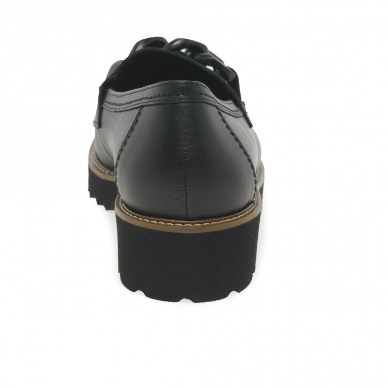 Gabor 35.240.27 Squeeze Black Leather Loafer