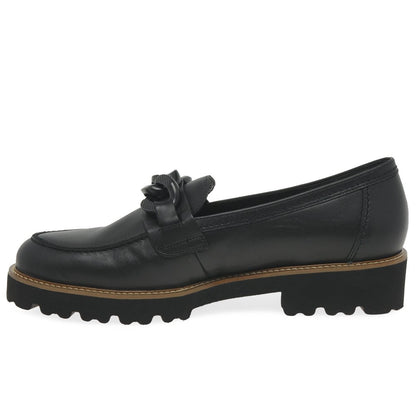 Gabor 4013.01.002 Ladies Squeeze Black Loafer