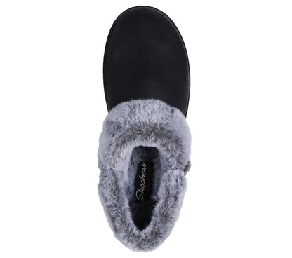 Skecher 169010 Ladies Cosy Campfire Black Slipper