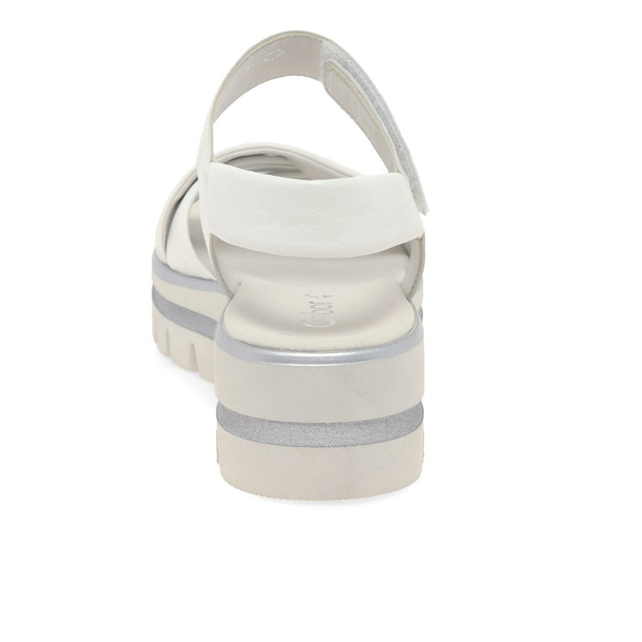 Gabor 44.622.21 Abide Ladies White Chunky Sandal