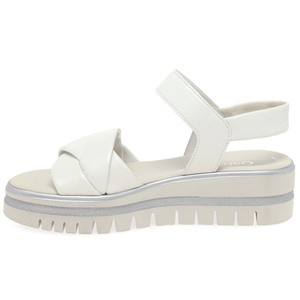 Gabor 44.622.21 Abide Ladies White Chunky Sandal