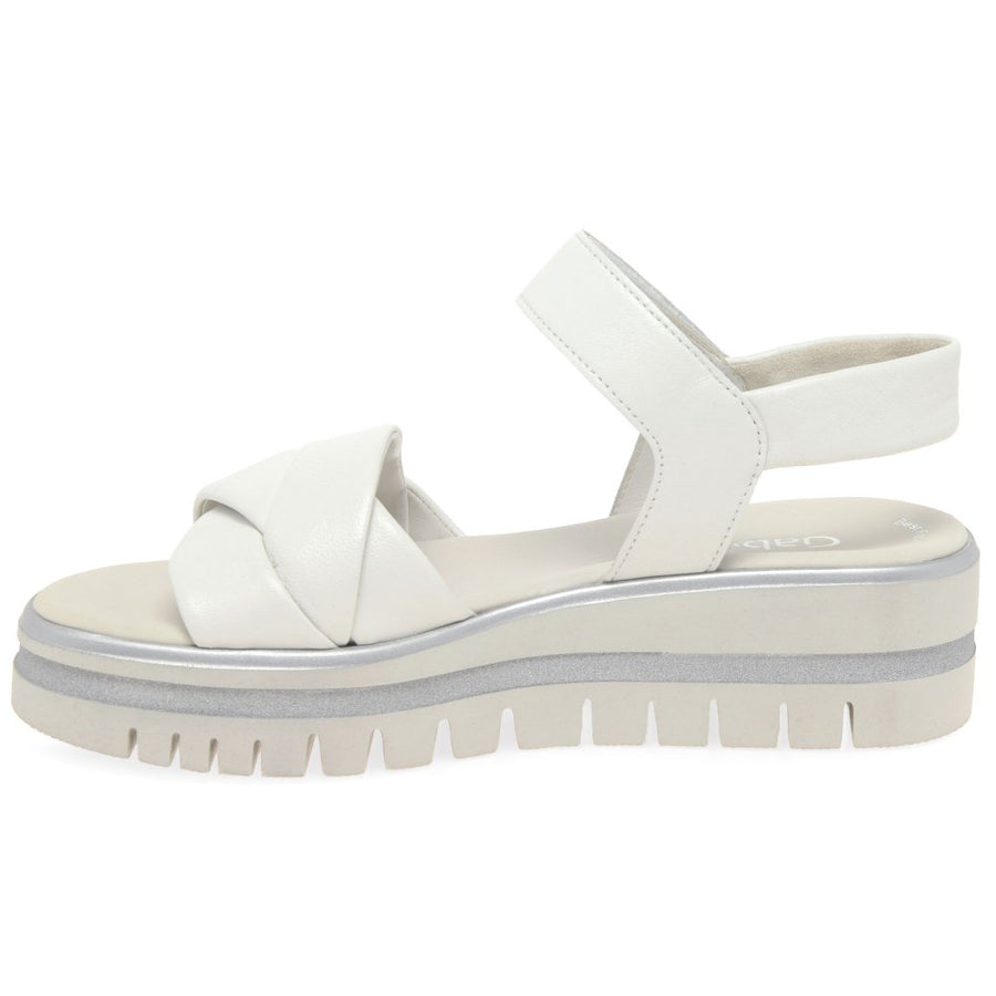 Gabor 44.622.21 Abide Ladies White Chunky Sandal