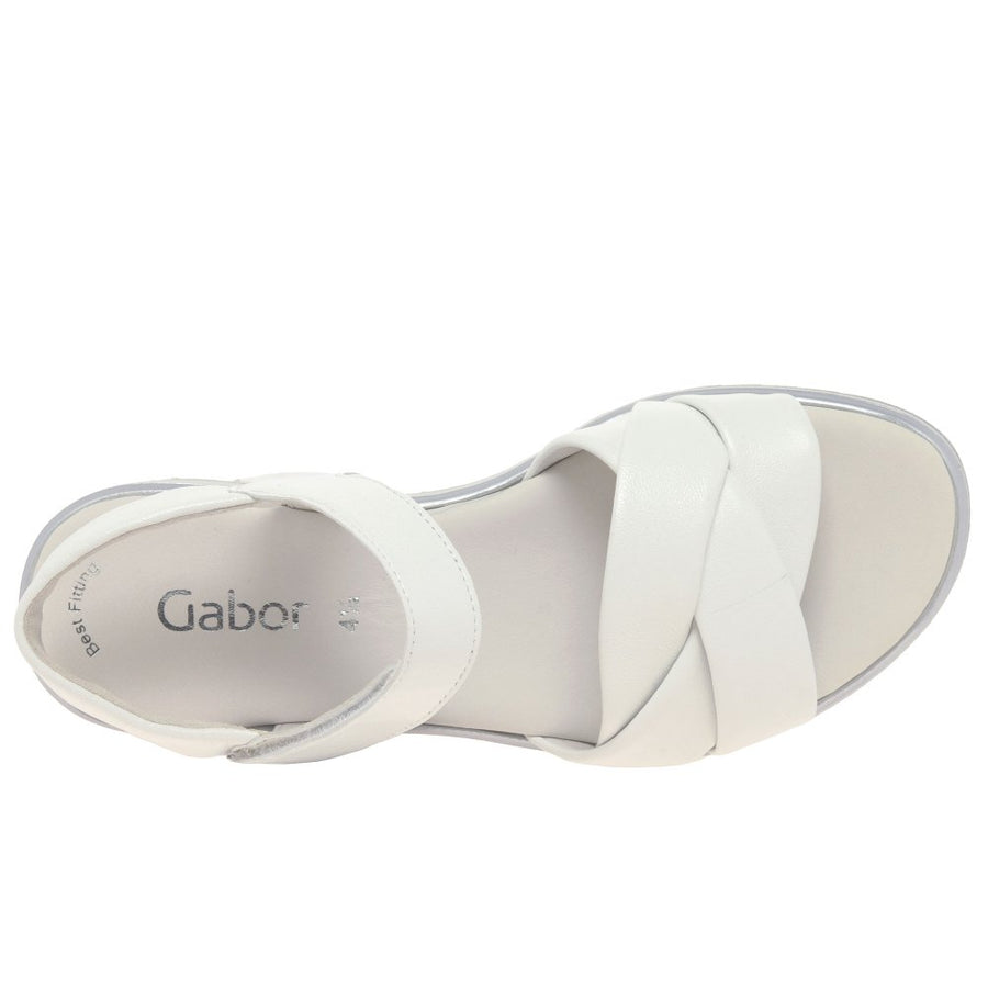 Gabor 44.622.21 Abide Ladies White Chunky Sandal