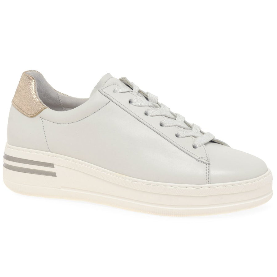 Gabor 46.395.62 Keystone White/Silver Trainer