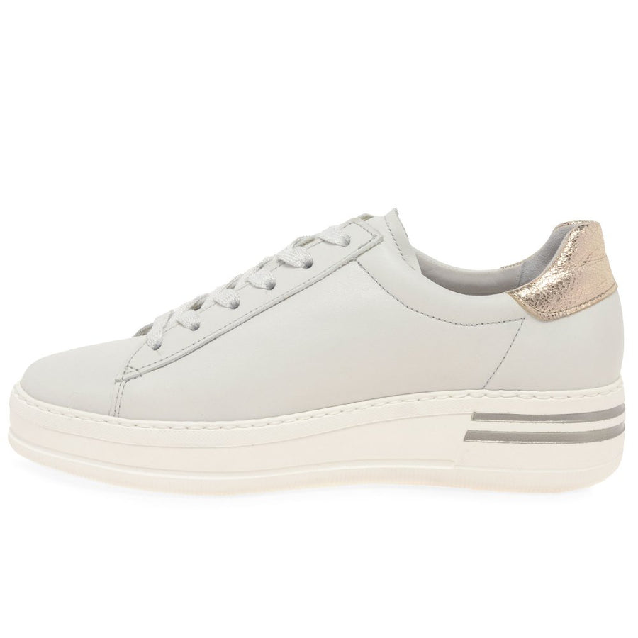 Gabor 46.395.62 Keystone White/Silver Trainer