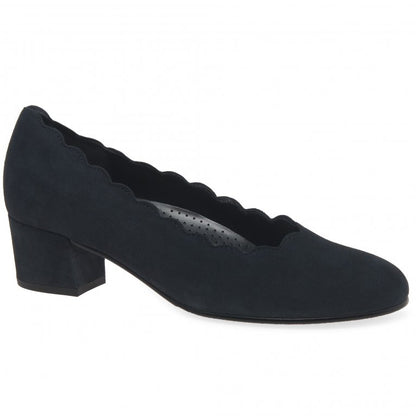 Gabor 82.221.46 Ladies Gigi Dark Blue Womens Court Shoes