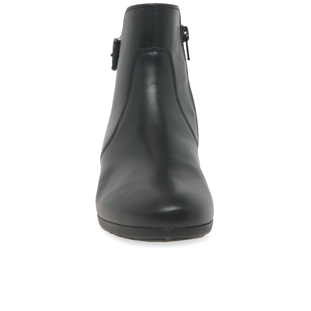 Gabor 72.711.27 Ladies Bolan Black Ankle Boot