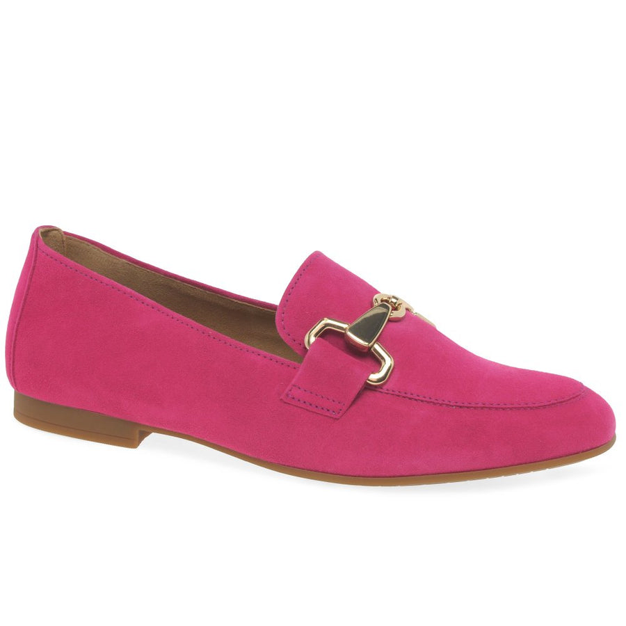Gabor 45.211.34 Jangle Ladies Pink Suede Loafer