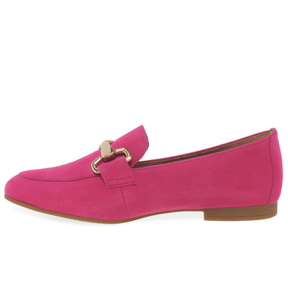Gabor 65.211.34 Ladies Jangle Pink Leather Loafer