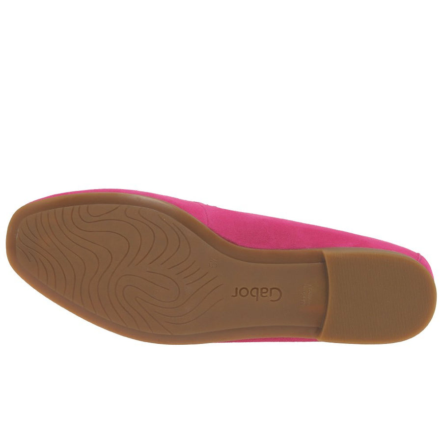 Gabor 45.211.34 Jangle Ladies Pink Suede Loafer