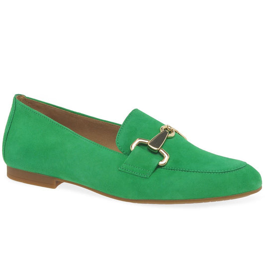Gabor 45.211.33 Jangle Ladies Green Suede Loafer