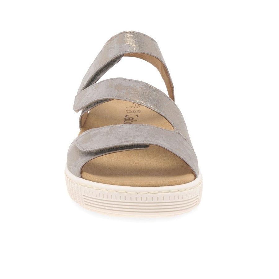 Gabor 43.600.62 Ladies Ball Metallic Velcro Sandal
