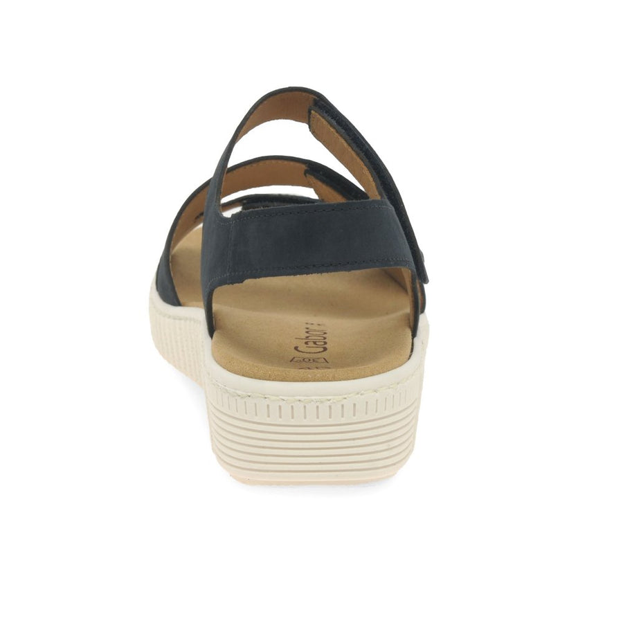 Gabor 43.600.16 Ladies Ball Nightblue Velcro Sandal