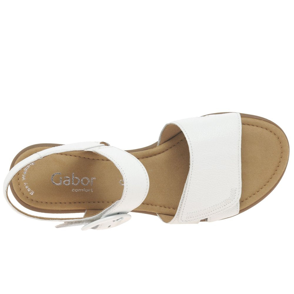Gabor 66.062.50 Ladies Marion White Sandal