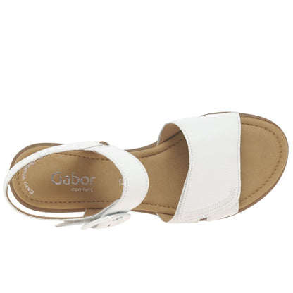 Gabor 66.062.50 Ladies Marion White Sandal
