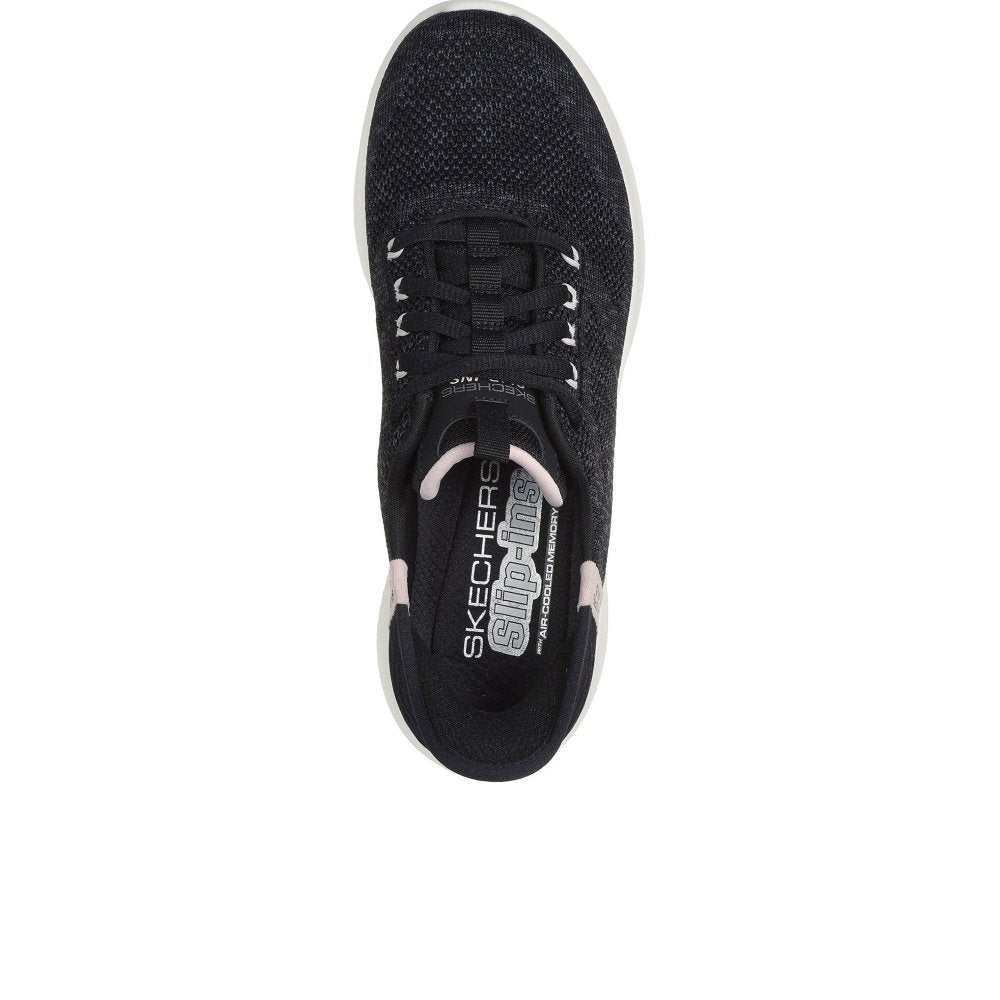 Skecher 150178 Ladies Easy Step Black/Pink