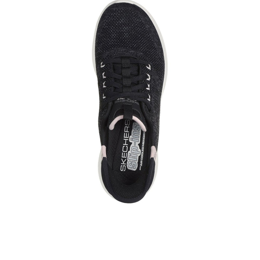 Skecher 150178 Ladies Easy Step Black/Pink