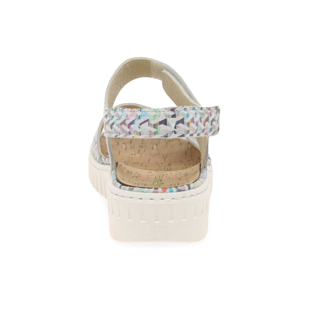 Waldlaufer 955001 152 299  Willow Stoner Multi Nappa Velcro Sandal