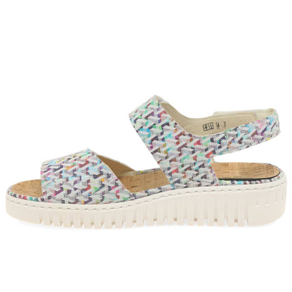 Waldlaufer 955001 152 299  Willow Stoner Multi Nappa Velcro Sandal