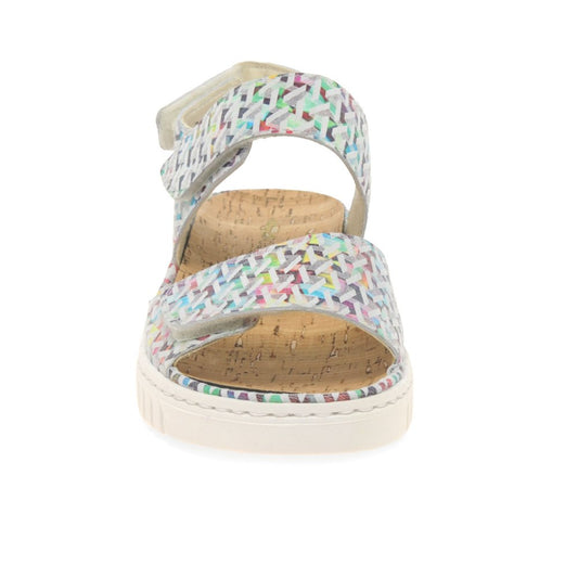 Waldlaufer 955001 152 299  Willow Stoner Multi Nappa Velcro Sandal