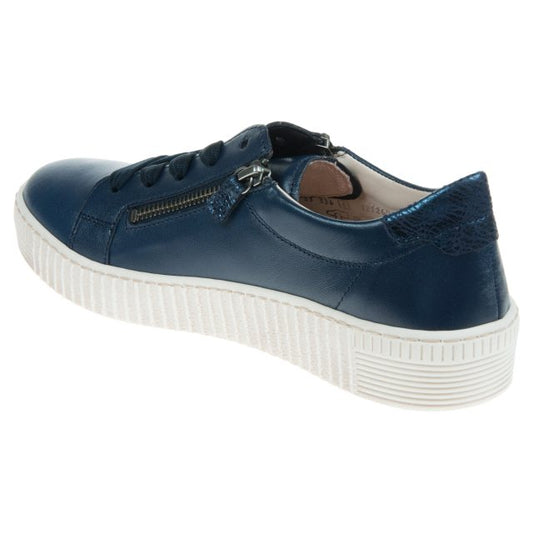 Gabor 53.334.26 Ladies Wisdom Marine/Beige Casual Shoes