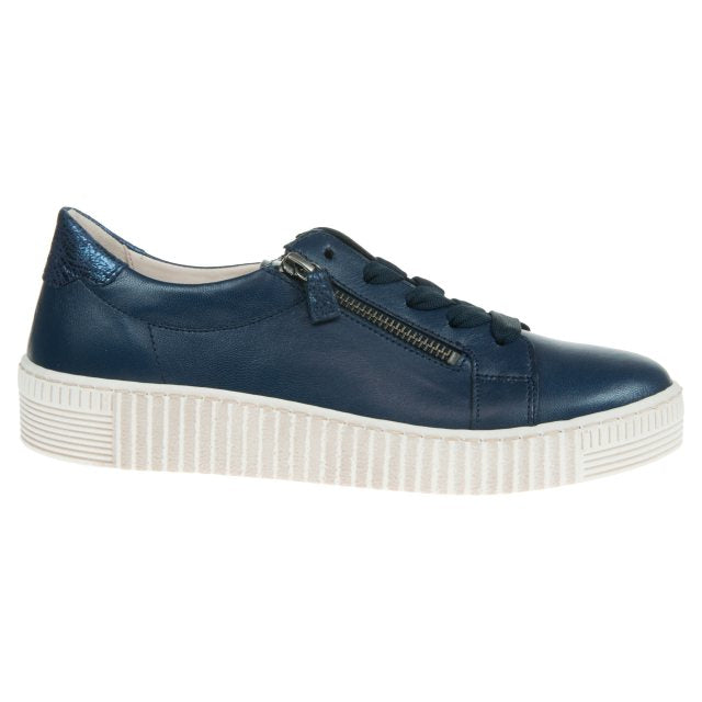 Gabor 33.334.26 Ladies Wisdom Marine/Beige Casual Shoes