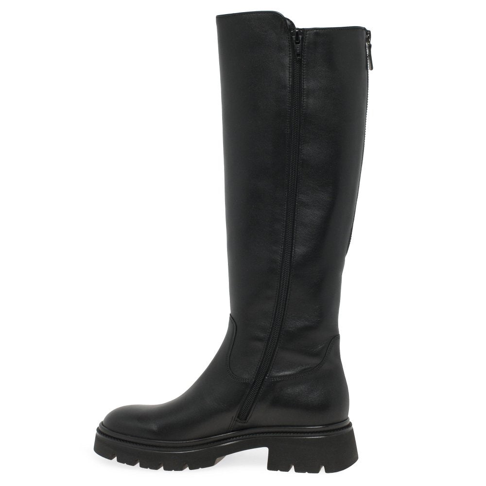 Gabor 51.859.27 Ladies Match Black Knee High Boot