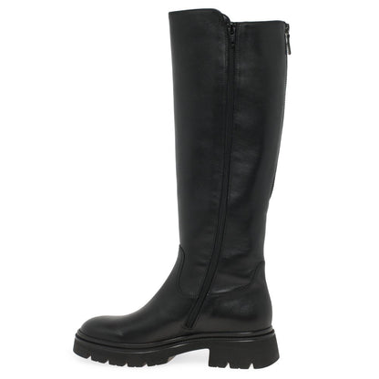 Gabor 51.859.27 Ladies Match Black Knee High Boot
