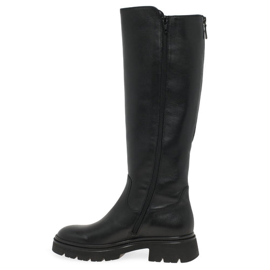 Gabor 8021.02.003 Ladies Black Match Knee High Boot