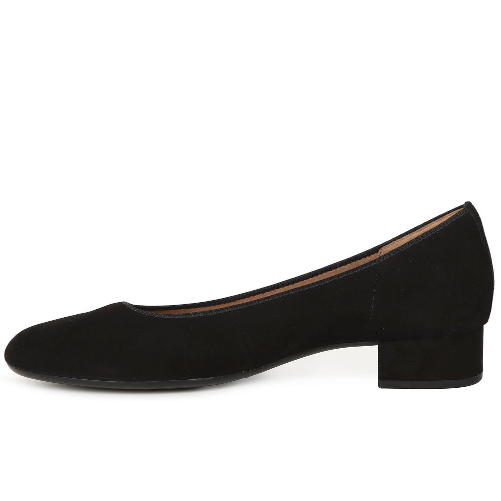 Gabor 51.321.17 Ladies Dimbar Black Suede Shoe