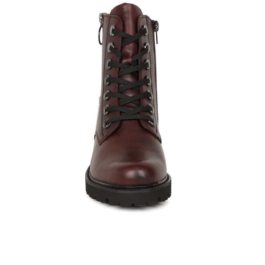 Remonte D8671-35 Ladies Cerise Ankle Boot