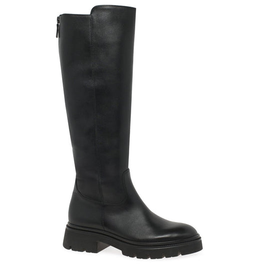 Gabor 8021.02.003 Ladies Black Match Knee High Boot