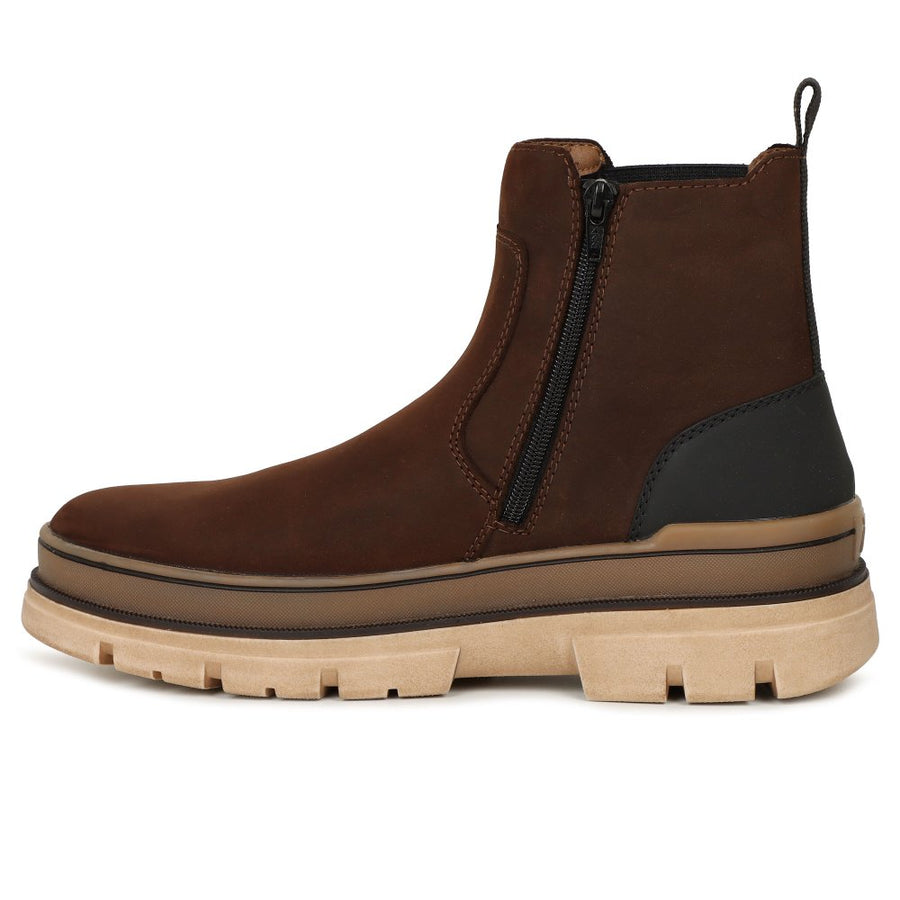 Rieker U1272-25 Mens Evolution Brown Chelsea Boot