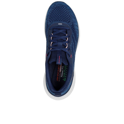 Skecher 150471 Vegan Edgeride-Power Flow Navy/Pink Trainer