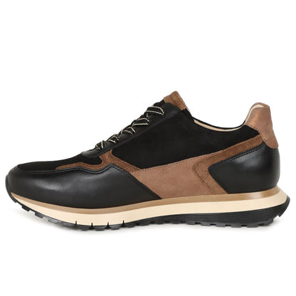 Gabor 76.376.67 Ladies Holywell Black Gold Trainer