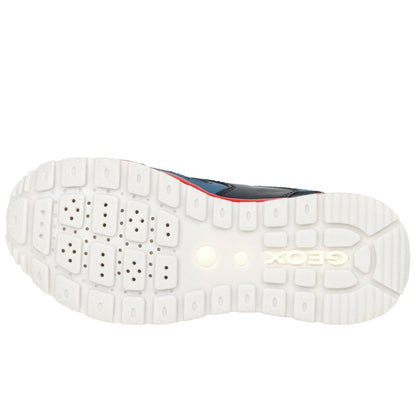 Geox J4515D J Pavel Boys Navy/Red Trainer