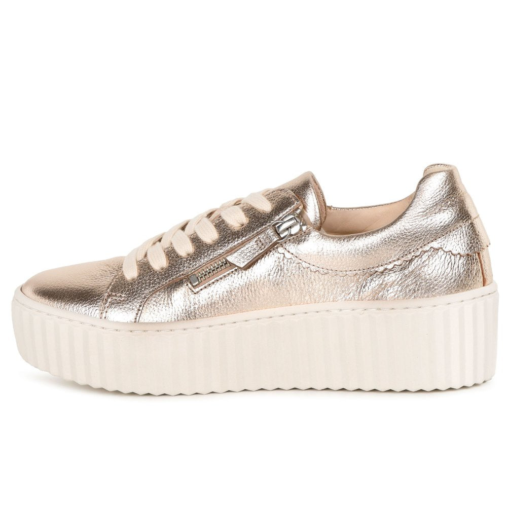 Gabor 63.200.62 Ladies Dolly Puder Wedge Trainer