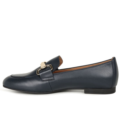 Gabor 65.211.27 Ladies Jangle Black Leather Loafer