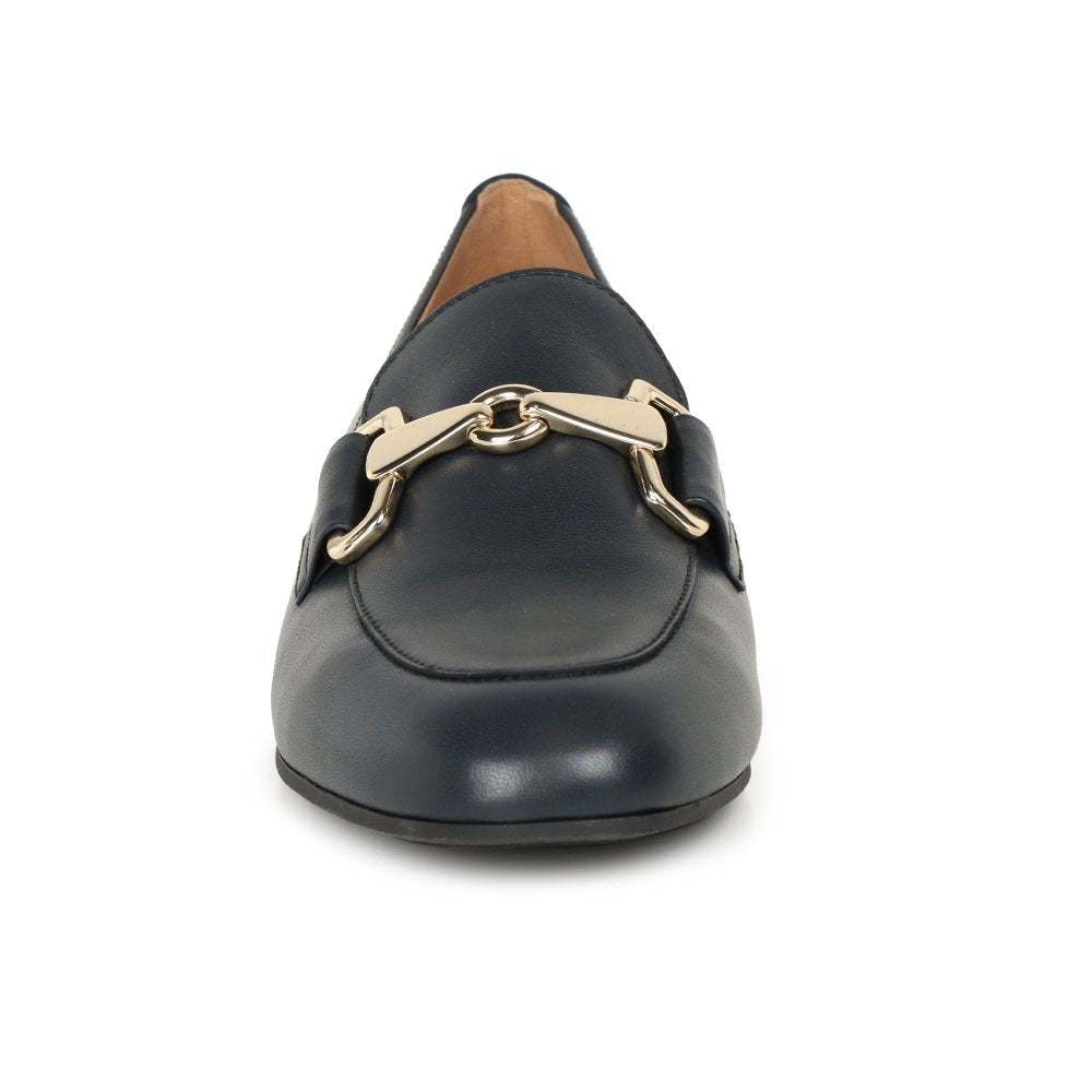 Gabor 65.211.27 Ladies Jangle Black Leather Loafer