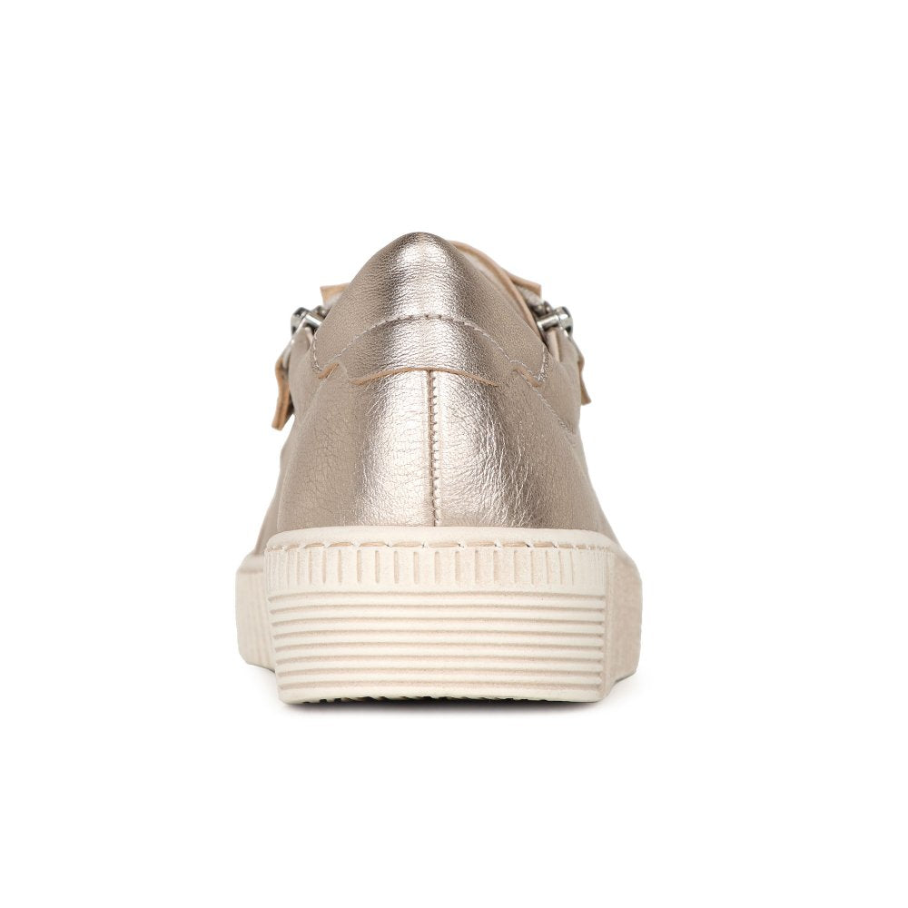 Gabor 63.334.62 Ladies Wisdom Puder Leather Trainer