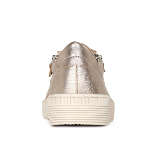 Gabor 63.334.62 Ladies Wisdom Puder Leather Trainer