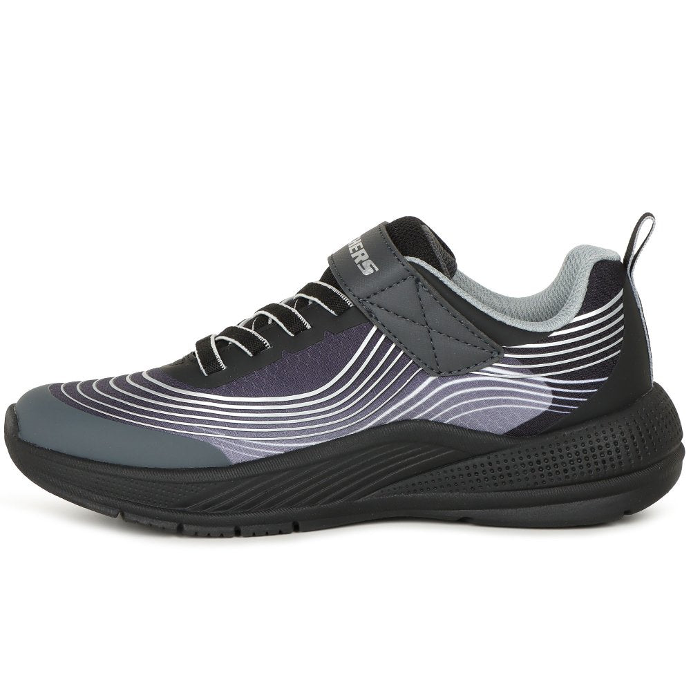 Skecher 403926L Boys Black/Silver Trainer