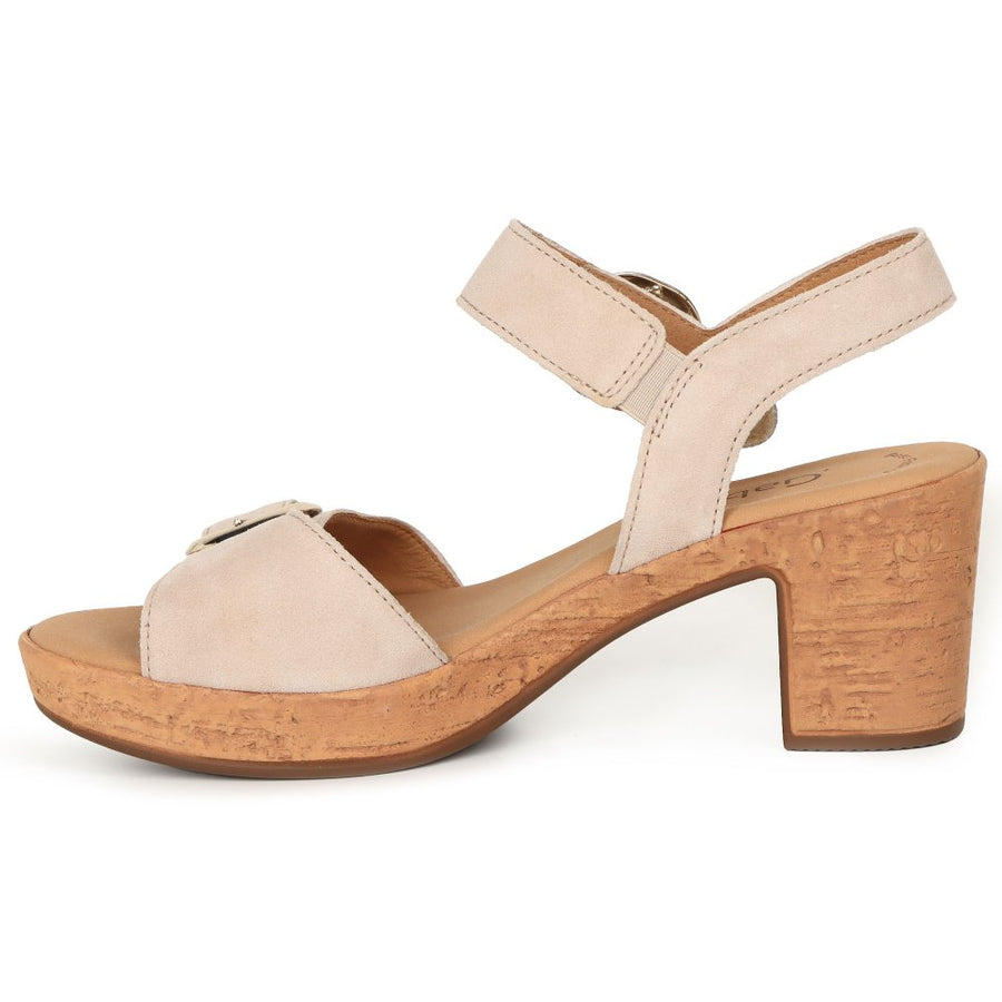 Gabor 64.764.12 Ladies Fantastica Oak block heel Sandal