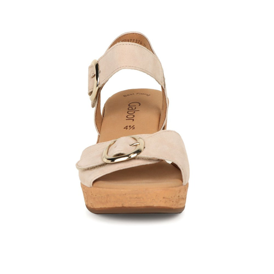 Gabor 64.764.12 Ladies Fantastica Oak block heel Sandal